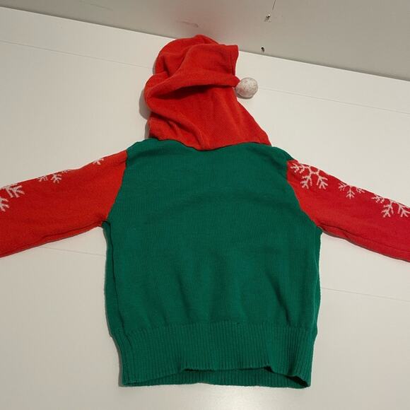 Dr Seuss Grinch & Cindy Lou Who Ugly Christmas Sweater Hoodie Size 12 Months - Picture 2 of 5